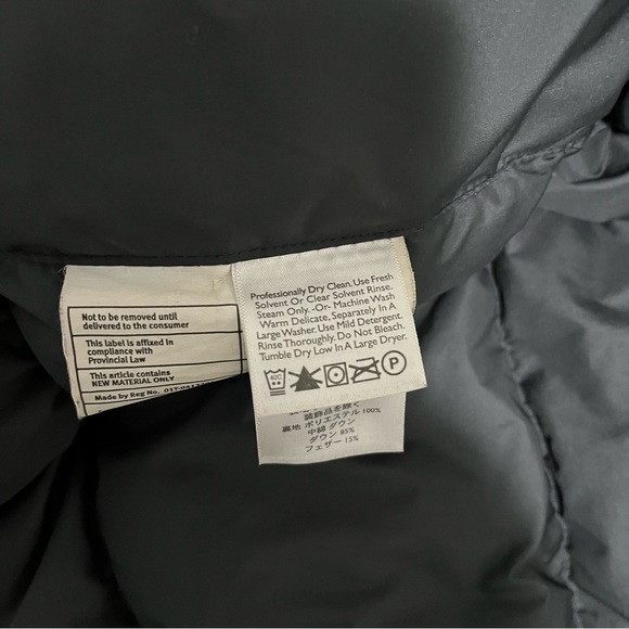 Eddie Bauer 700 Fill Goose Down Puffer Vest Taupe Brown / Black size Large Tall - Picture 12 of 12